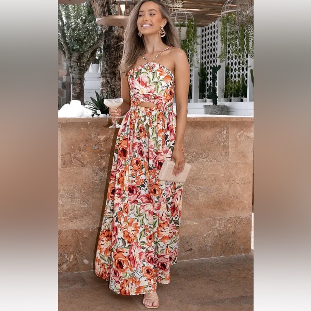 Petal and Pup Floral Dress!